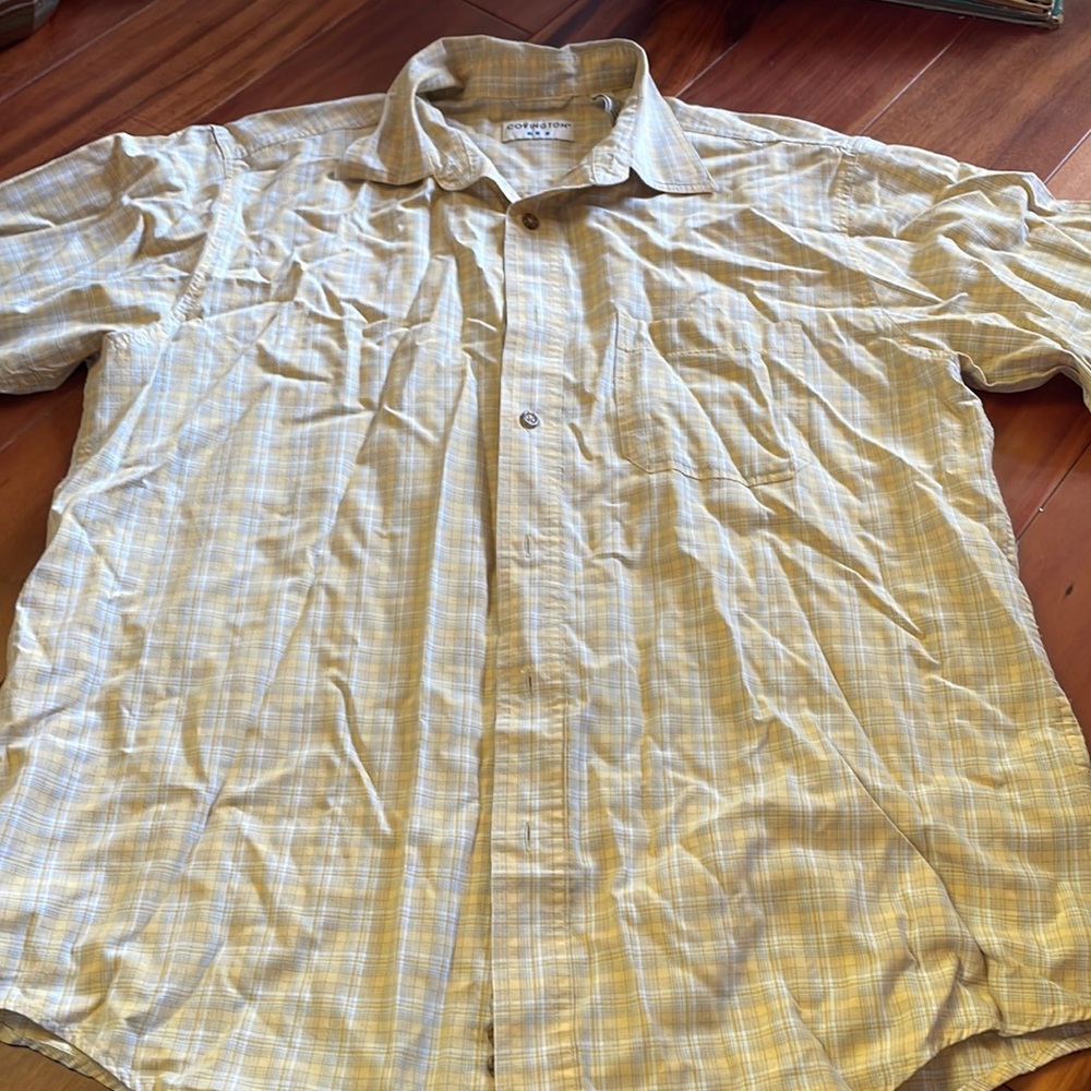 COVINGTON PLAID BUTTON DOWN SHIRT
